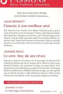 Fiancée à son meilleur ami ; Le cow-boy de ses rêves ; Le mariage d'un prince, Jules Bennett