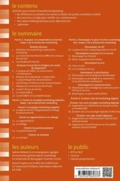 Fiches de marketing. Rappels de cours et exercices corrigés, Sabine Belamich
