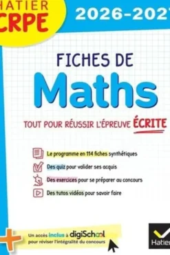 Fiches de Maths. Edition 2024-2025, Roland Charnay