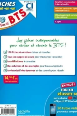 Fiches Tout-en-un Objectif BTS CI Commerce International 1re et 2e années, Rachid Taher