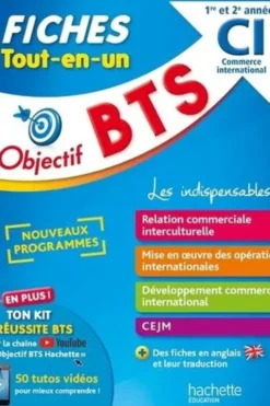 Fiches Tout-en-un Objectif BTS CI Commerce International 1re et 2e années, Rachid Taher