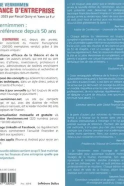 Finance d'entreprise. Edition 2025, Pascal Quiry