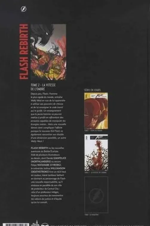 Flash rebirth Tome 2 : La vitesse de l'ombre, Joshua Williamson