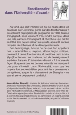 Fonctionnaire dans l'Université "d'avant", Jean-Michel Dewailly