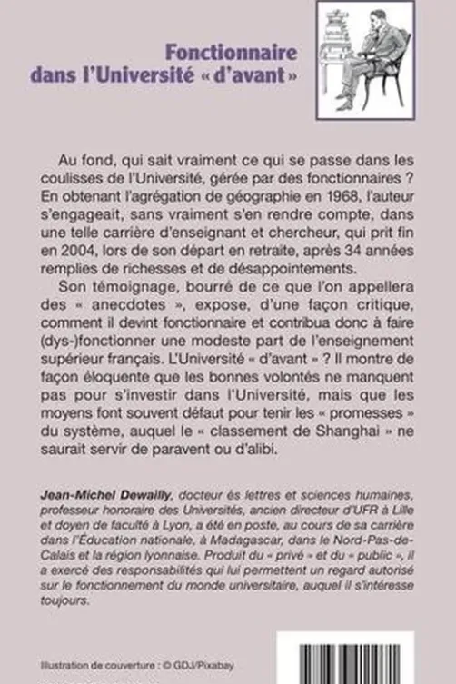 Fonctionnaire dans l'Université "d'avant", Jean-Michel Dewailly