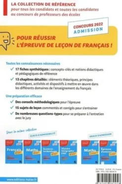 Français CRPE. Epreuve orale d'admission, Edition 2022, Véronique Boiron