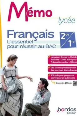 Français 2de-1re Mémo Lycée. L'essentiel pour réussir au bac, Edition 2024, Fanny Egger