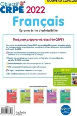 Français. Epreuve écrite d'admissibilité, Edition 2022, Véronique Bourhis