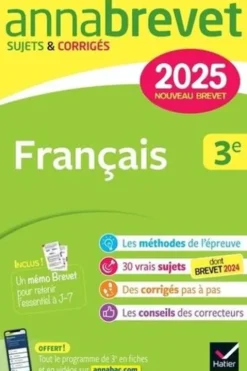 Français 3e. Sujets & Corrigés, Edition 2025, Christine Formond