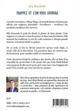 Frappez et l'on vous ouvrira. L'art et la manière d'intégrer le monde du luxe, Joris Hadj-Rabah