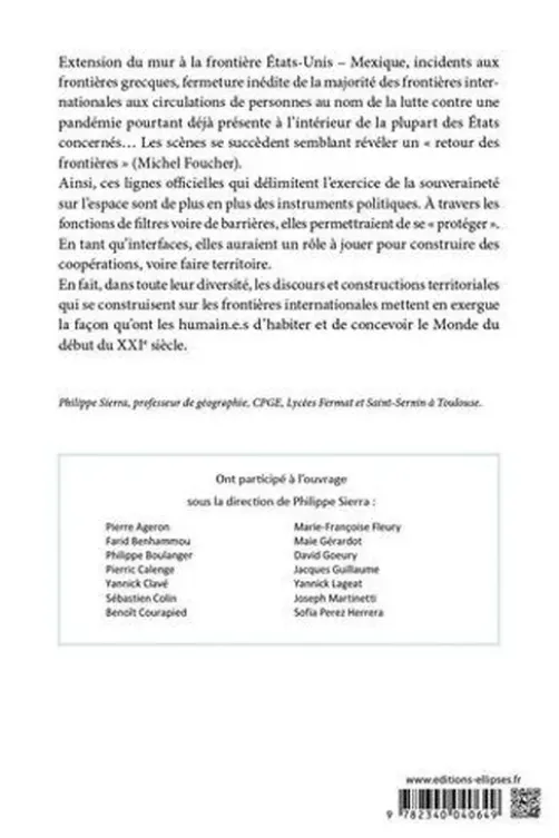 Frontières, Philippe Sierra