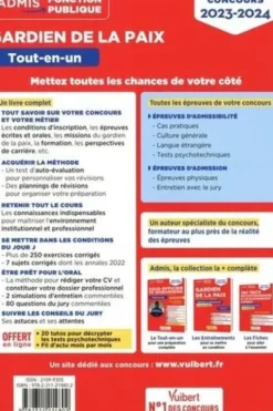 Gardien de la paix. Tout-en-un. Externe et interne - Catégorie B, Edition 2023-2024, François Lavedan