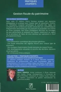 Gestion fiscale du patrimoine. Edition 2022, Pierre Fernoux