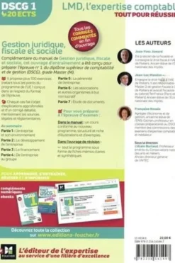 Gestion juridique fiscale et sociale DSCG 1. Cas pratiques + corrigés, 3e édition, Alain Burlaud