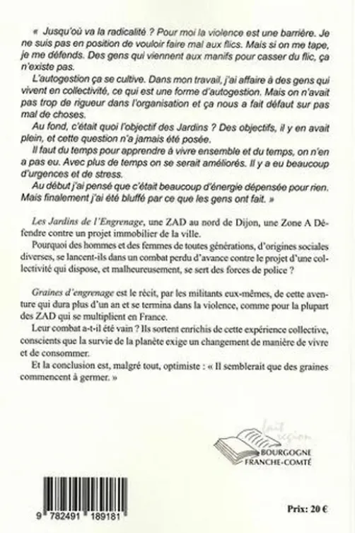 Graines d'engrenages, Mutine Editions