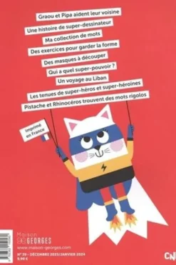 Graou N° 39, décembre 2023-janvier 2024 : Les Super-héros et Super-héroïnes, Anne-Bénédicte Schwebel