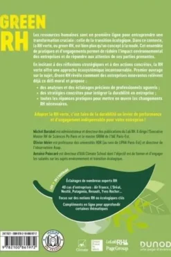 Green RH. Quand la fonction RH fait sa révolution verte, Michel Barabel