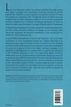 Gérer les crises avec les média sociaux ? Une approche pluridisciplinaire et professionnelle, Caroline Rizza