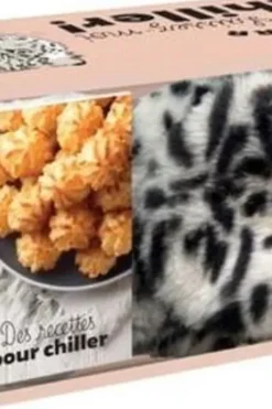 Grrrr, laissez-moi chiller ! Coffret avec 1 paire de chaussettes doudou et 1 livre de recettes gourmandes, First