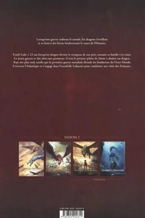 Guerres et Dragons Tome 2 : L'escadrille Lafayette, Nicolas Jarry
