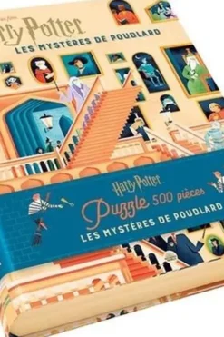 Harry Potter, les Mystères de Poudlard. Coffret avec un puzzle de 500 pièces, Jody Revenson