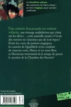 Harry Potter Tome 2 : Harry Potter et la chambre des secrets, J.K. Rowling