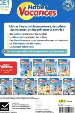 Hatier vacances CE1 vers le CE2. Toutes les matières, Bénédicte Idiard