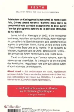 Henry Kissinger. Le diplomate du siècle, Gérard Araud