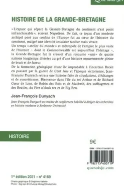 Histoire de la Grande-Bretagne, Jean-François Dunyach