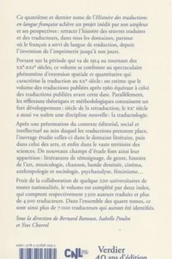 Histoire des traductions en langue française. XXe siècle (1914-2000), Bernard Banoun