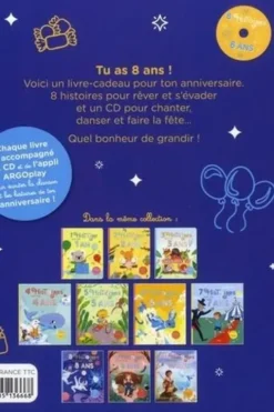 8 histoires pour mes 8 ans. Avec 1 CD audio, Claire Renaud