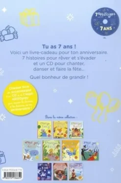 7 histoires pour mes 7 ans. Avec 1 CD audio, Eve-Marie Bouché