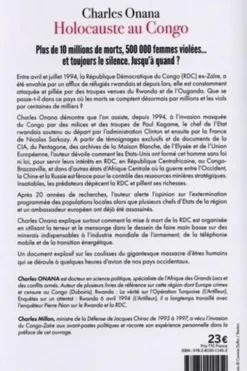 Holocauste au Congo. L'omerta de la communauté internationale, Charles Onana