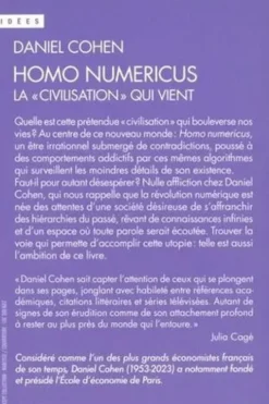 Homo numericus. La "civilisation" qui vient, Daniel Cohen