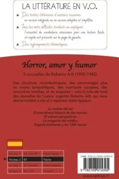 Horror, amor y humor. Edition en espagnol, Roberto Arlt