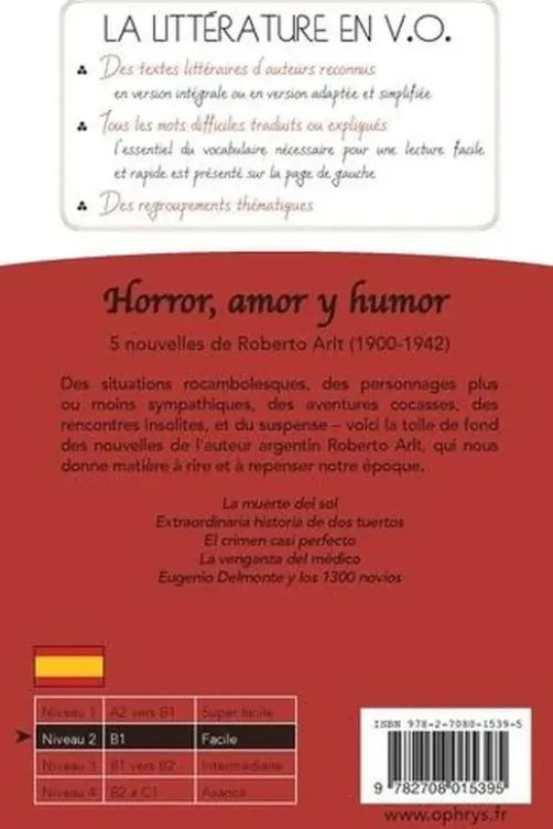 Horror, amor y humor. Edition en espagnol, Roberto Arlt