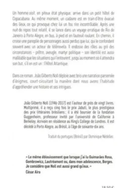 Hôtel Atlantique, João Gilberto Noll