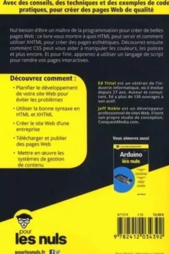 HTML, XHTML & CSS pour les nuls. 4e édition, Ed Tittel