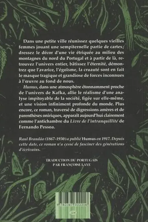 Humus. Edition revue et corrigée, Raul Brandão