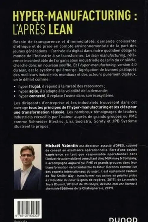 Hyper-manufacturing : l'après Lean. Adapter les principes du lean à la 4e révolution industrielle, Michaël Valentin