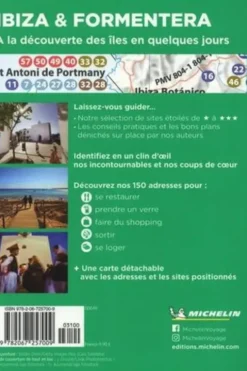 Ibiza & Formentera. Edition 2023. Avec 1 Plan détachable, Michelin