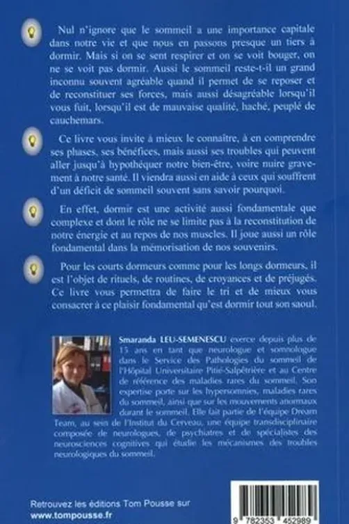 100 idées pour comprendre le sommeil, Smaranda Leu-Semenescu