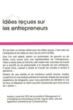Idées reçues sur les entrepreneurs, Audrey Louail