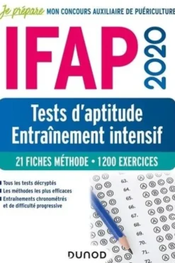 IFAP Tests d'aptitude Entraînement intensif. Plus de 1200 exercices, Edition 2020, Christelle Boisse