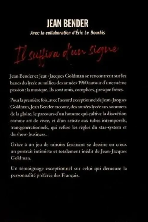 Il suffira d'un signe, Jean Bender