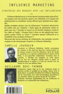 Influence Marketing. Stratégies des marques avec les influenceurs, 2e édition, Camille Jourdain