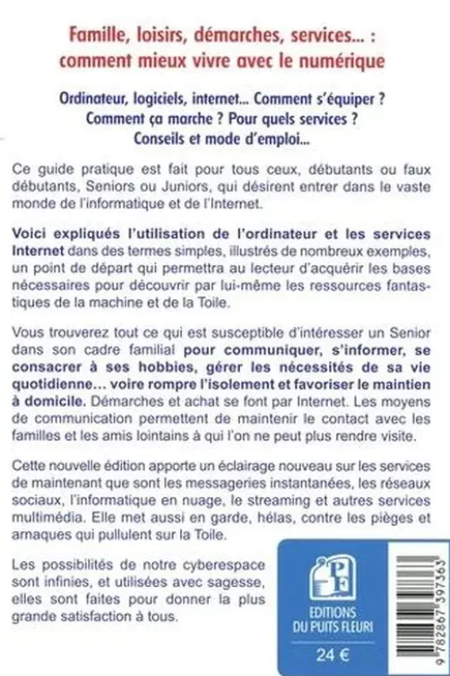 Informatique & numérique à l'usage des seniors et autres débutants. 5e édition, Michèle Germain