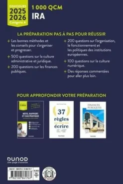 IRA Culture administrative et juridique, finances publiques, institutions européennes, culture numérique. Externe, interne et 3e concours, Edition 2025-2026, Coralie Cholet