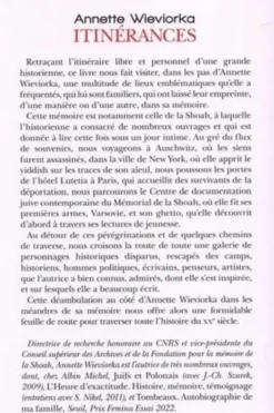 Itinérances, Annette Wieviorka