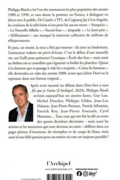 Jamais trop tard ! . Mes années télé... et les autres, Philippe Risoli